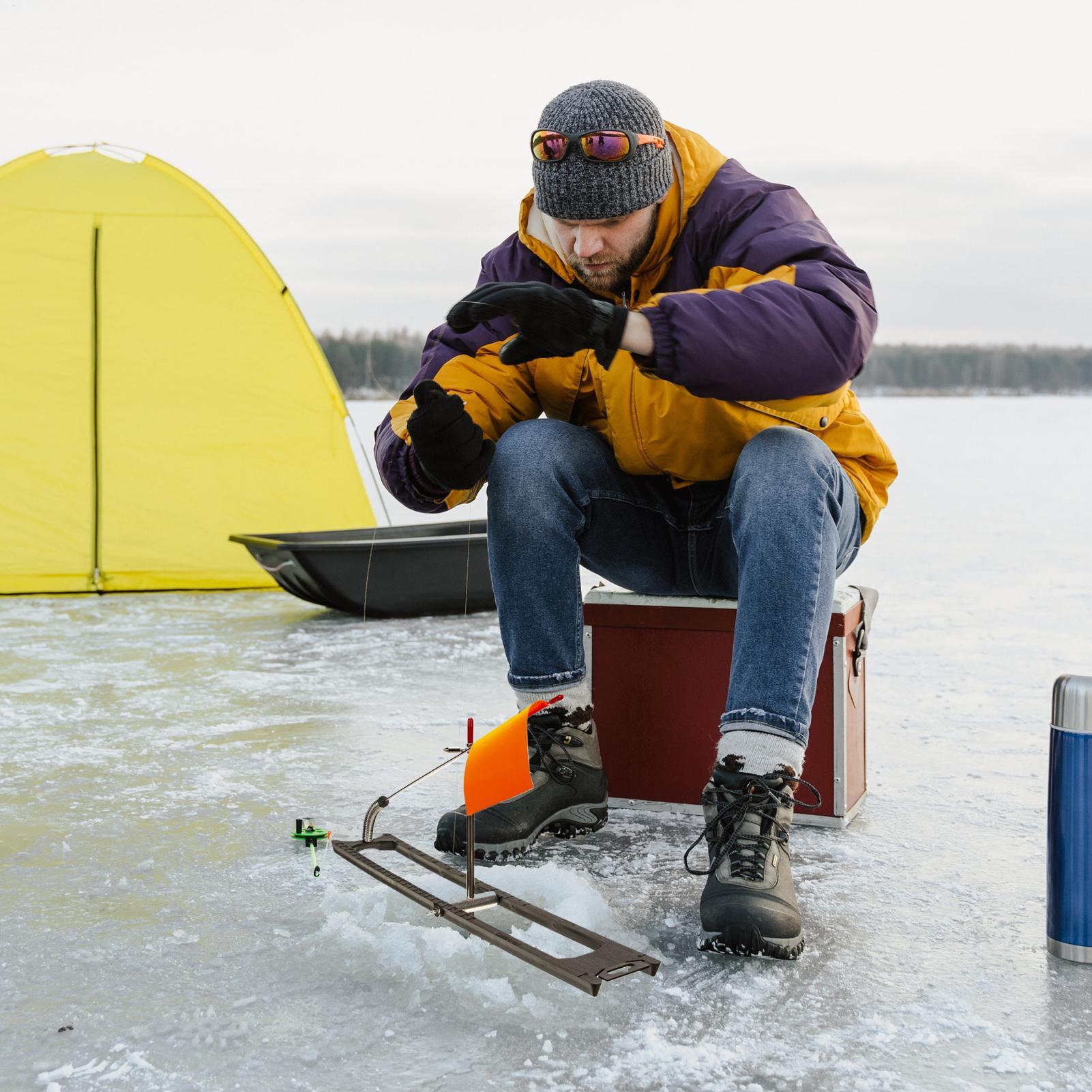 IJsvissen Tip-up vlaggen Visse - Ice Fishing Tip Up recensie en prijs